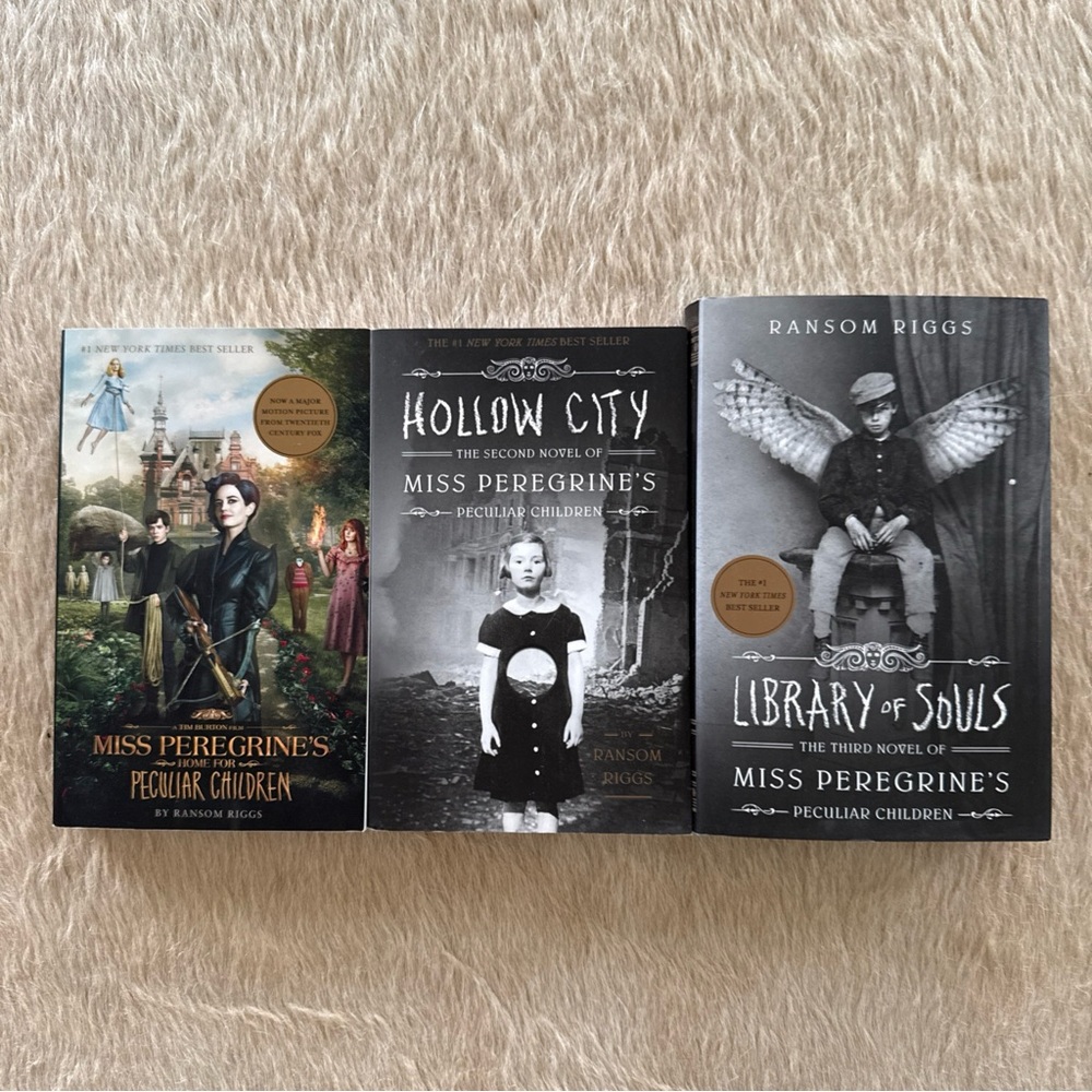 Miss Peregrine’s Home For Peculiar Children by Ransom Riggs Books 1-3 Series
